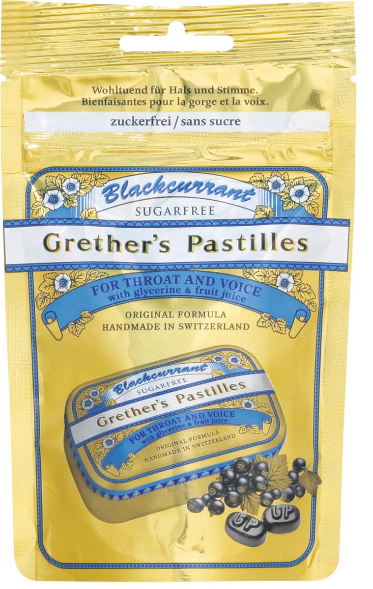 Grether's Pastillen Blackcurrant  - ribes nero