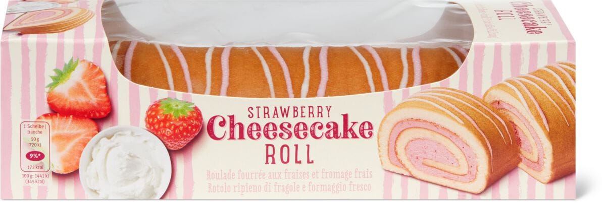 Cheesecake Strawberry Roll Migros