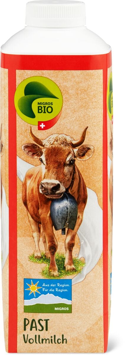 Lait Frais Pasteurisé Entier de Vache Bio 1L