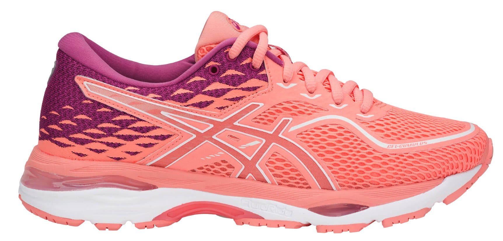 asics gel cumulus fille rose