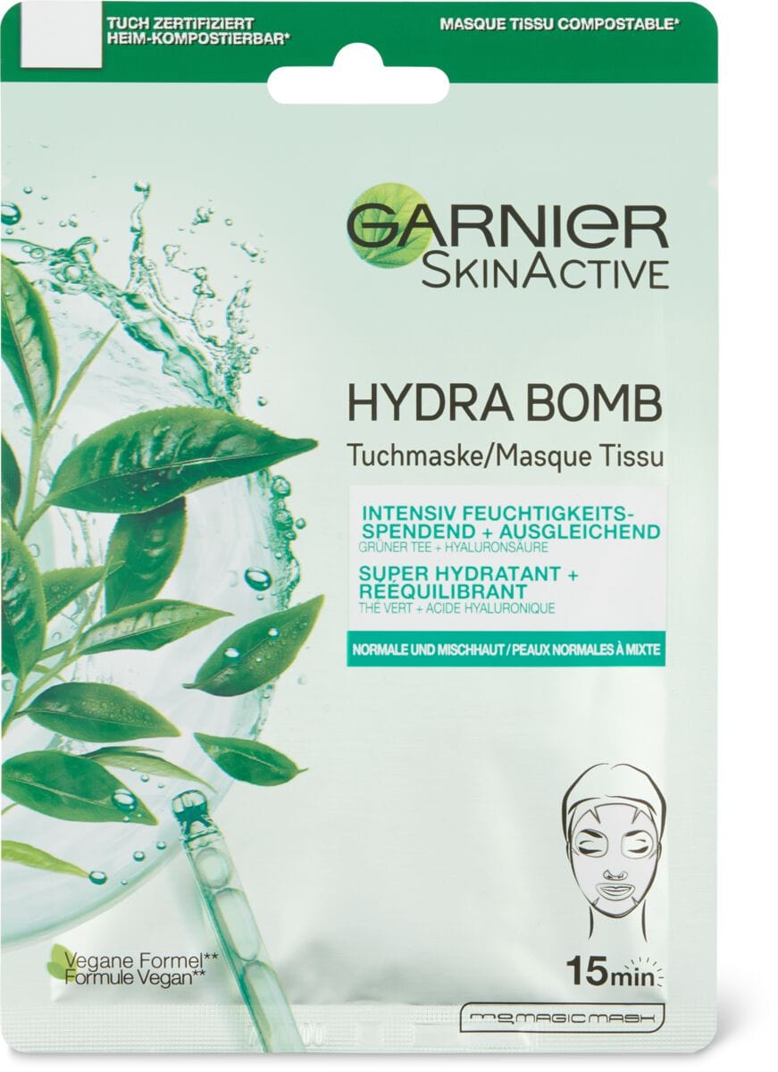 Garnier Hydra Bomb Sheet Mask Green