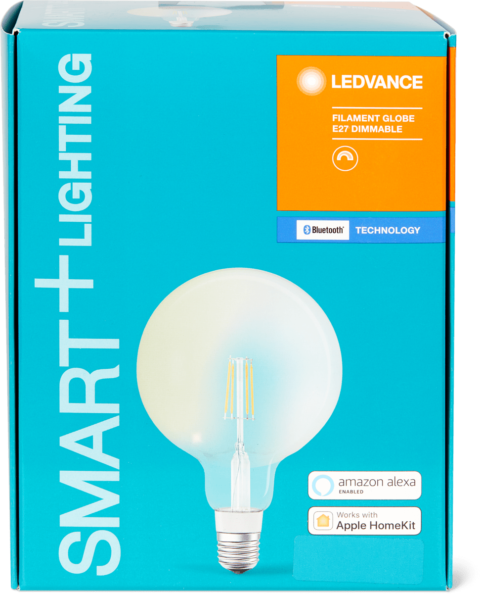 LEDVANCE LED 6w E27, Bluetooth, bianco caldo