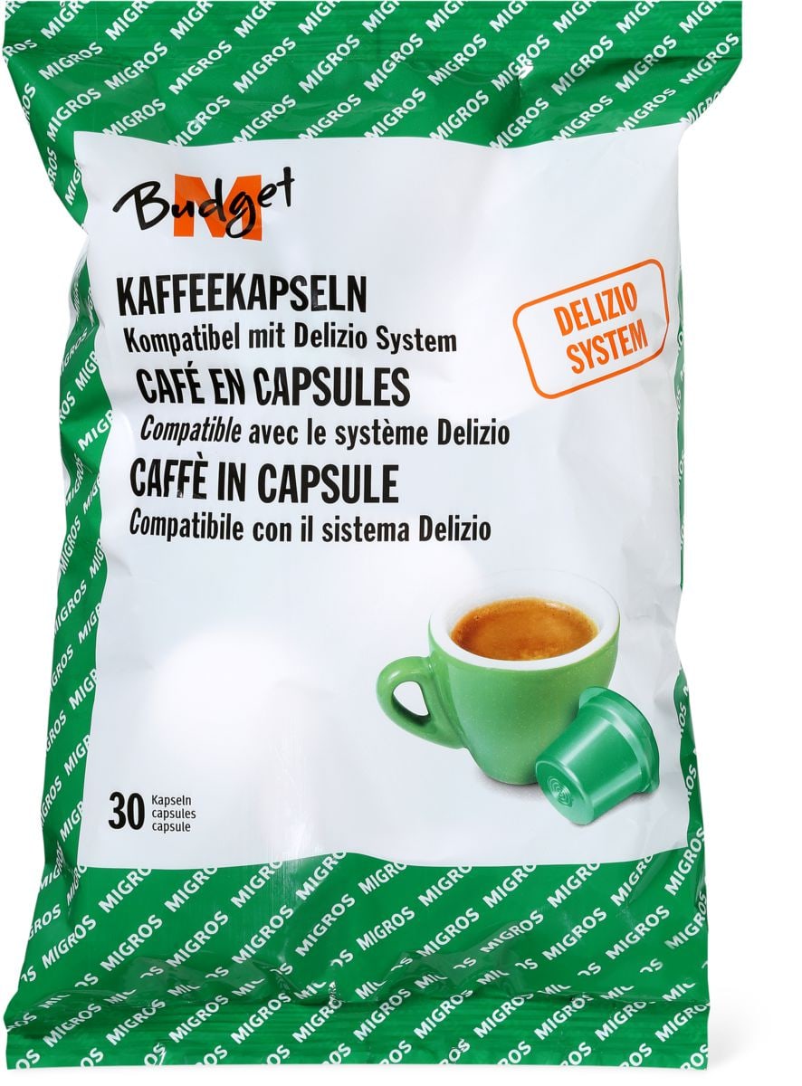 M-Budget Delizio Kaffee 30 Kapseln | Migros