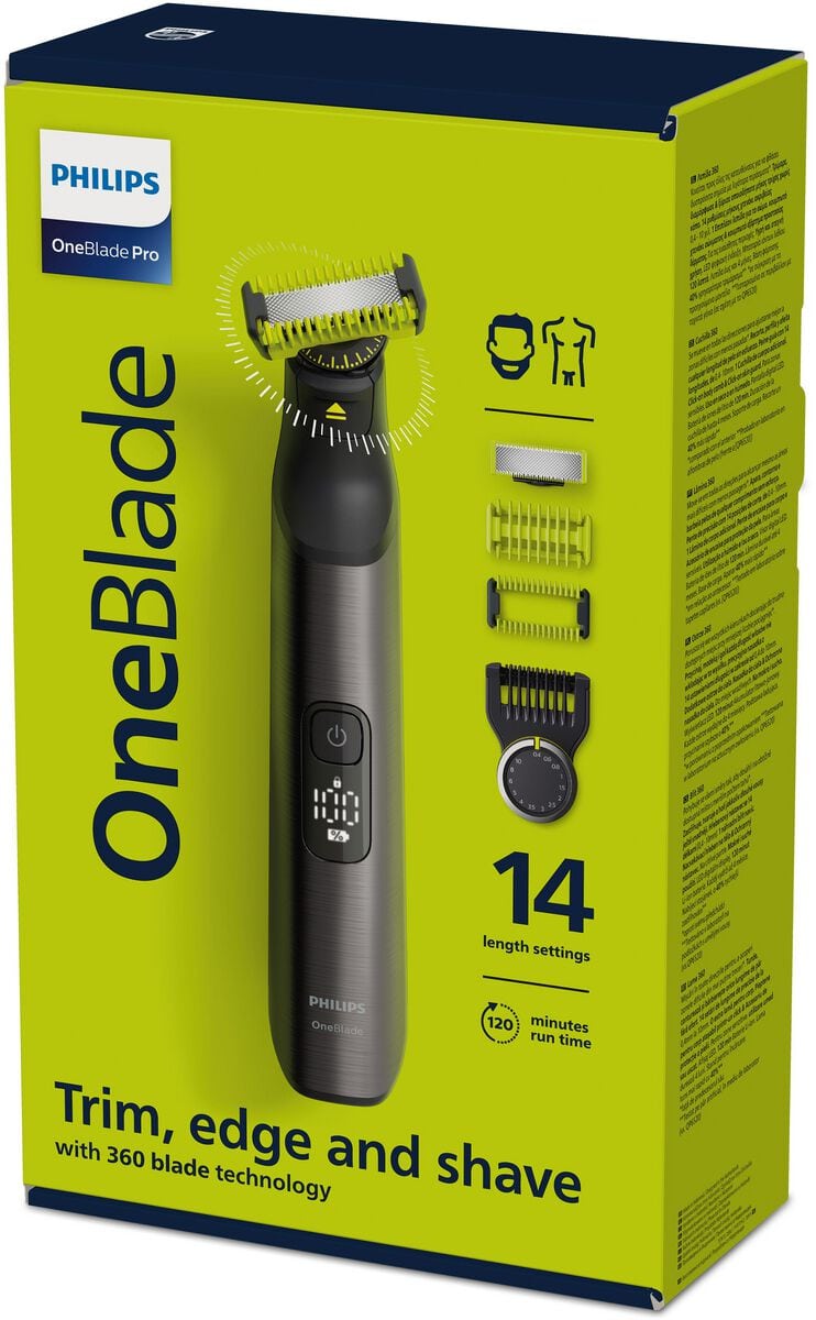 Philips OneBlade Pro QP6551/15 Face + Body Tagliabordi/groomer