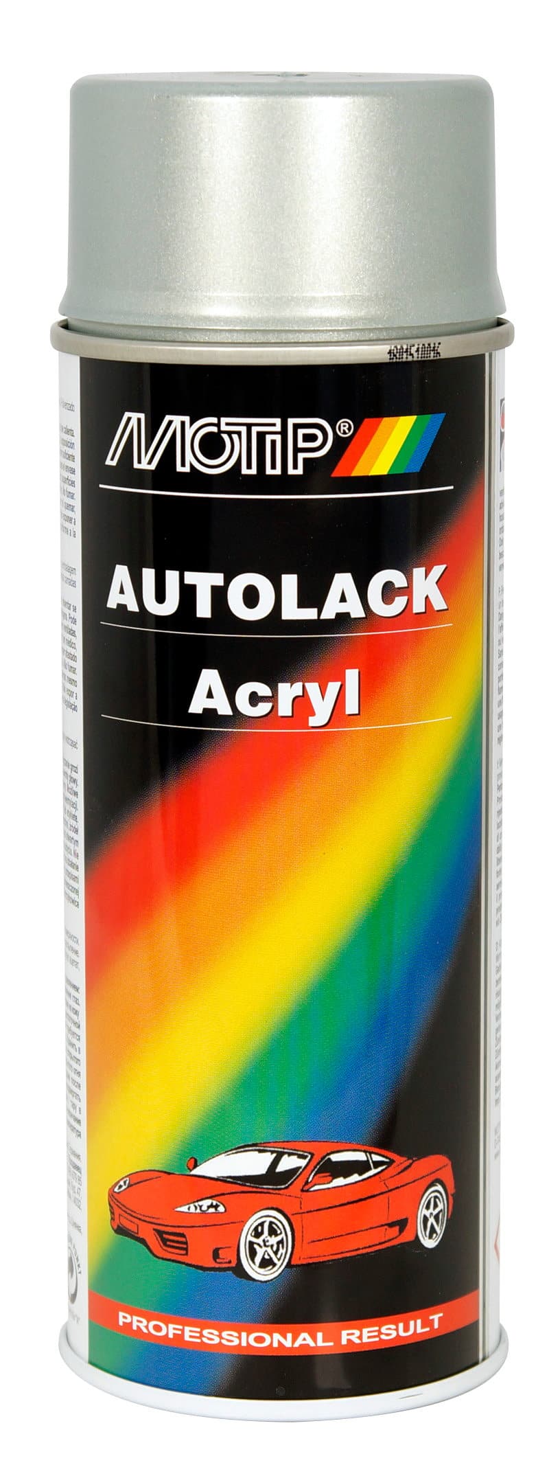 MOTIP Peinture acrylique argent metallic 400 ml Peinture aérosol