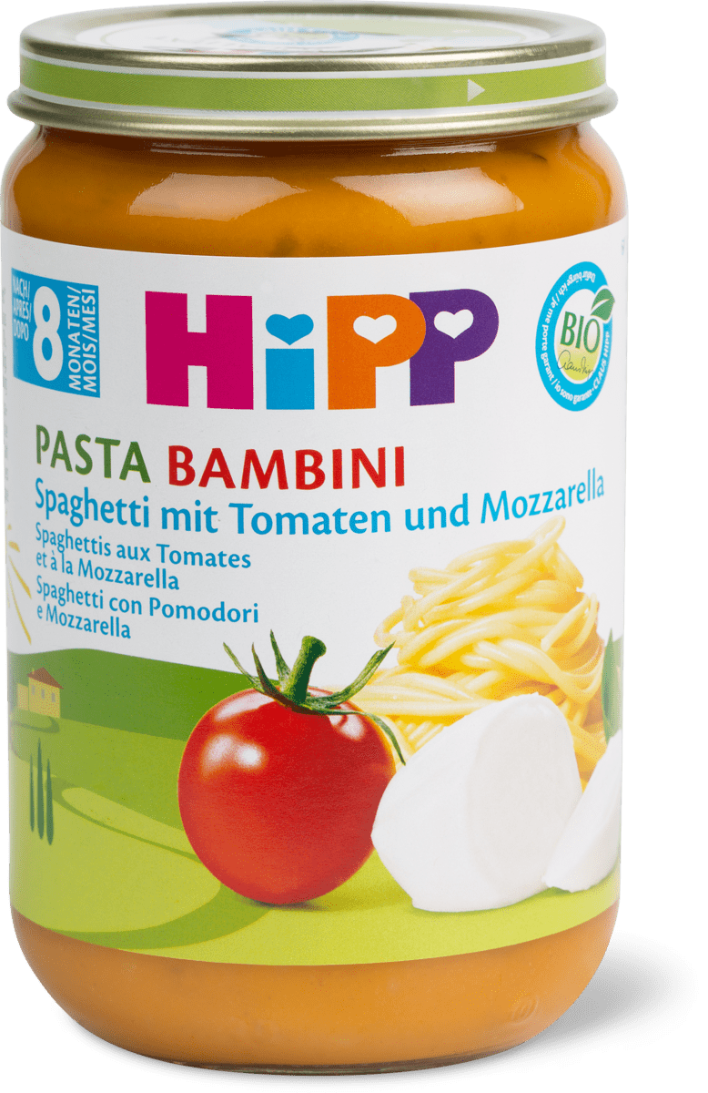 HiPP Bio Spaghetti Tomaten Mozzarella