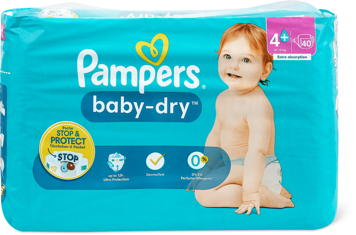 Pampers Couches Baby Dry Maxi taille 4