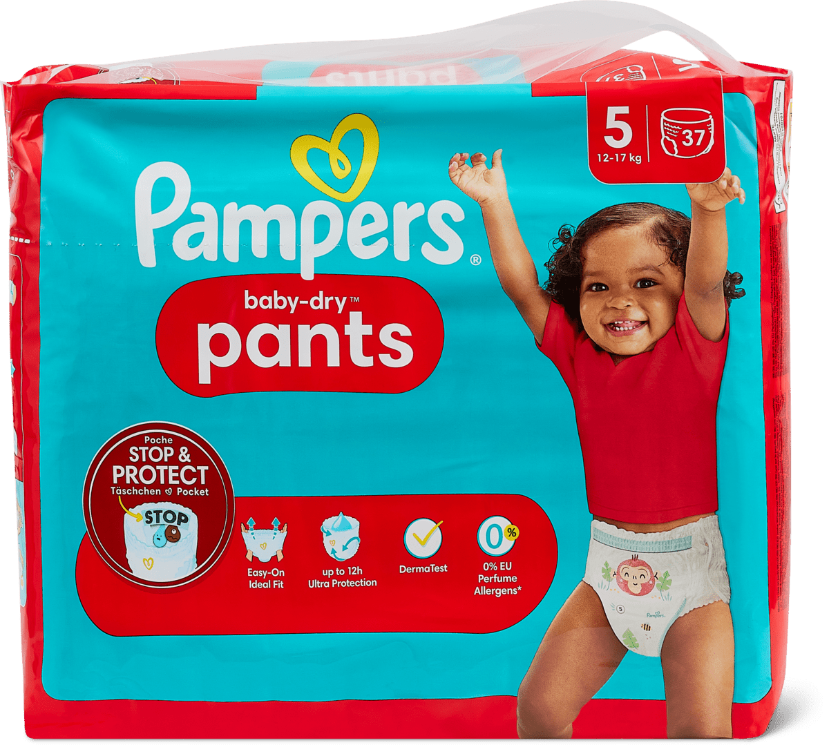 Pampers dry hot sale pants 5