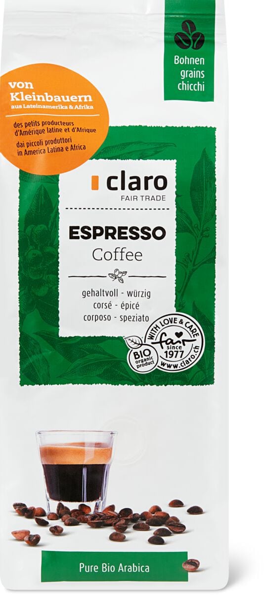 Claro Kaffee Espressobohnen