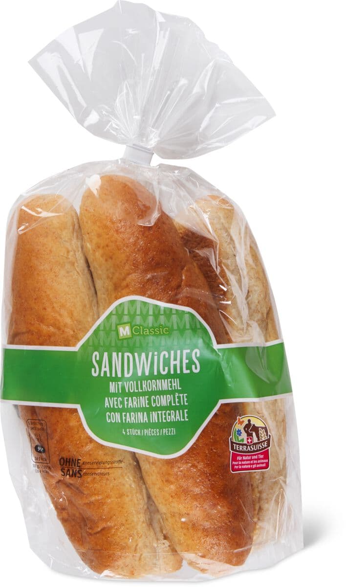 M-Classic sandwiches con farina integrale