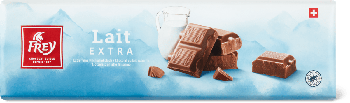 Achat Frey · Tablette de chocolat · Au lait extra fin • Migros