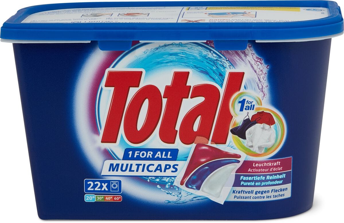 Total Waschmittel Mulitcaps 1 for All Box