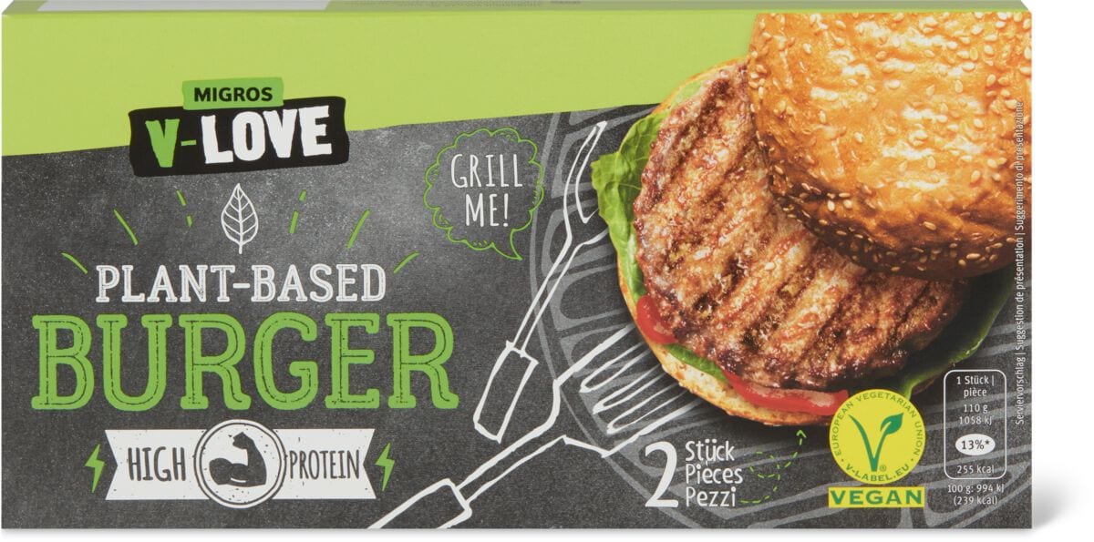 V-Love Plant-Based Burger