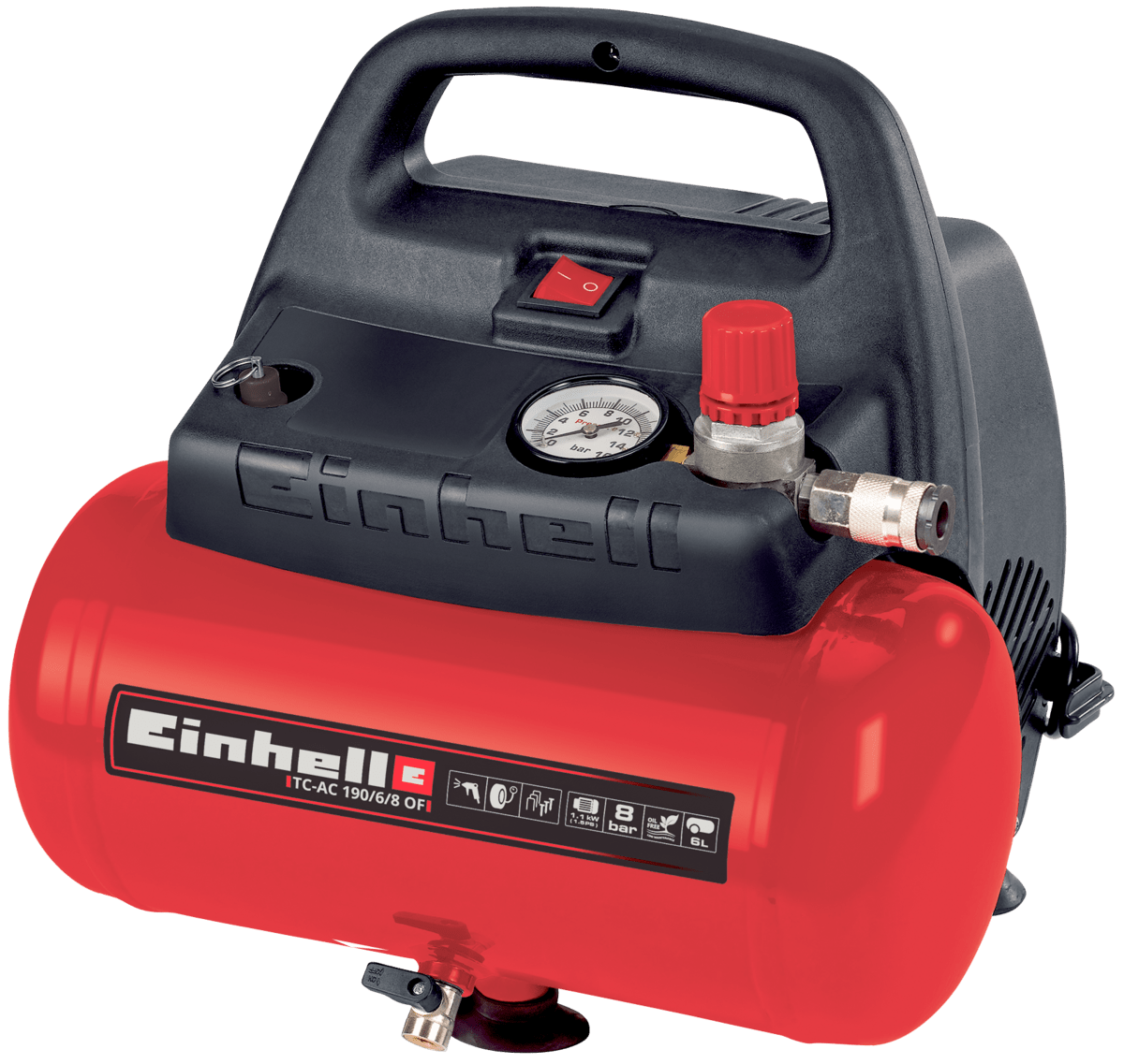 Einhell TC-AC 190/6/8 OF Compressore