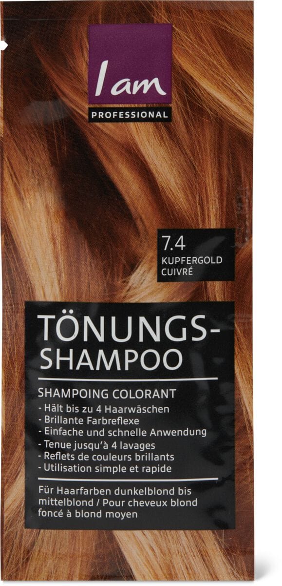 I Am Professional Tonungsshampoo 7 4 Kupfergold Migros