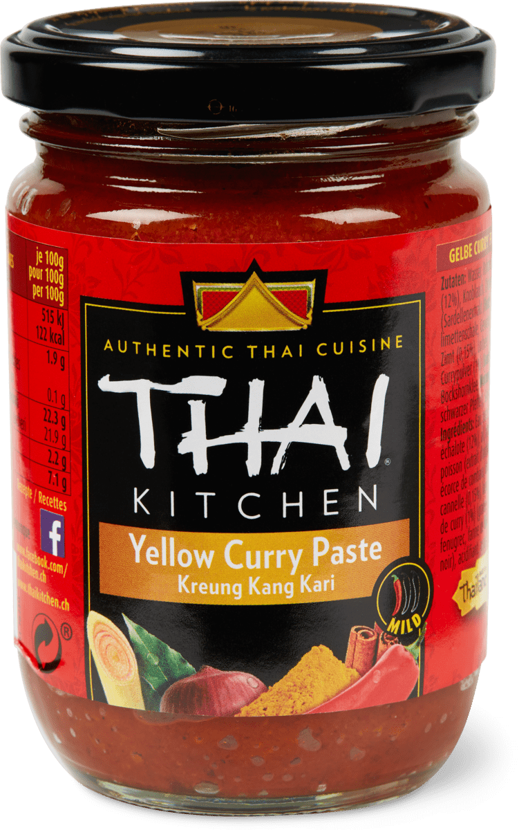 Pâte de Curry Rouge Thaï 100g