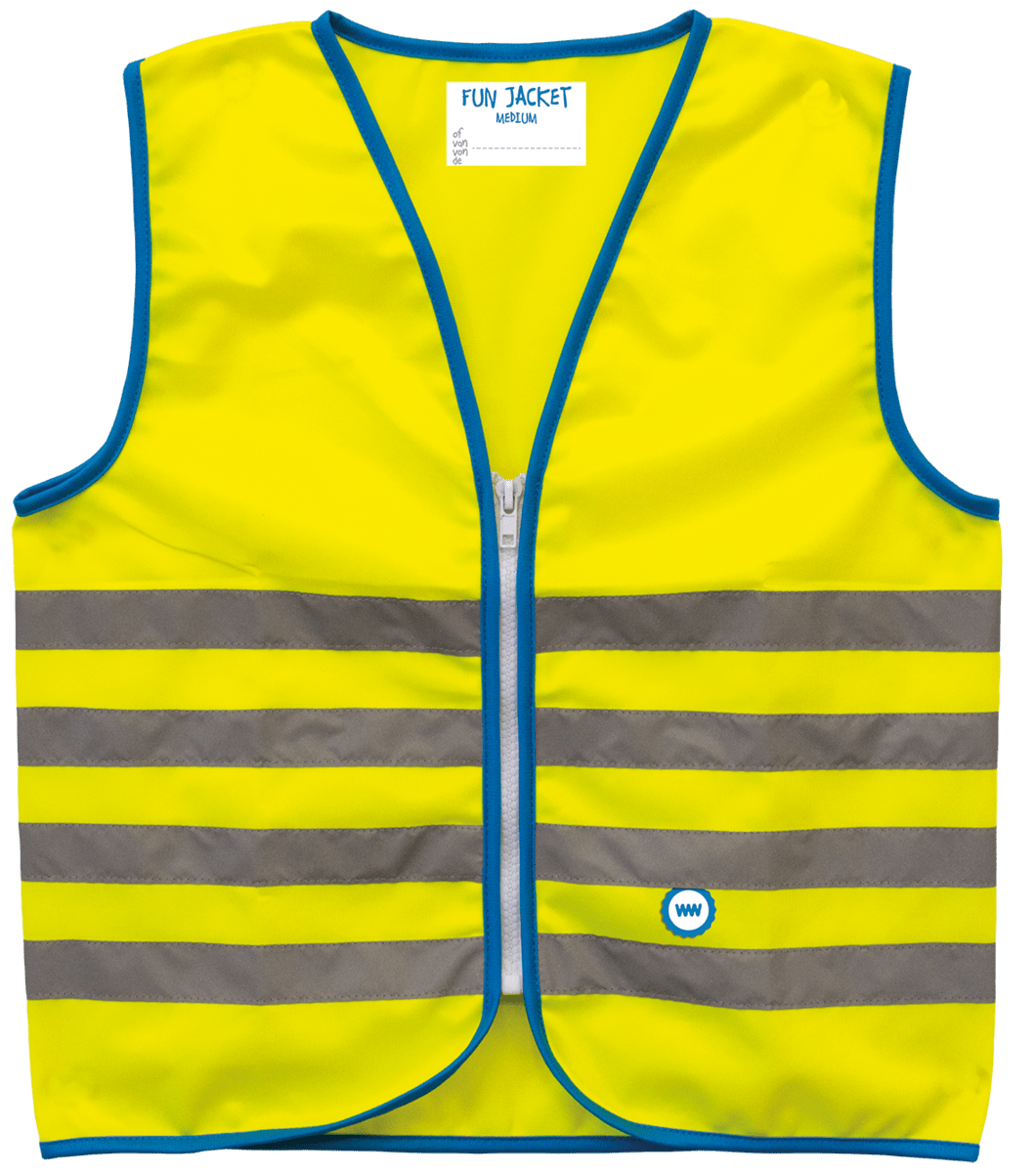 Wowow Gilet réfléchissants Fun Jacket jaune M Avertisseur de danger | Migros  Migipedia