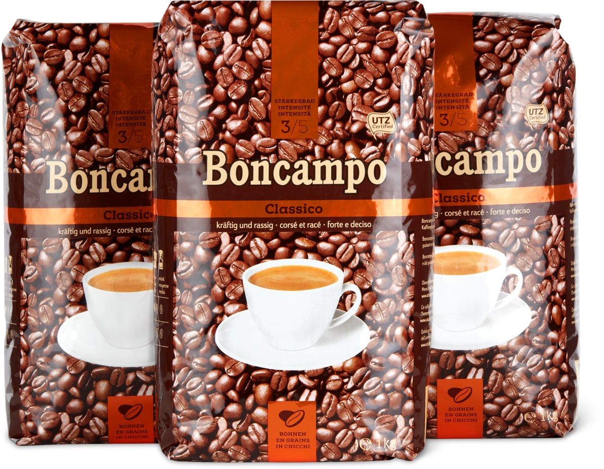 Boncampo Classico Kaffee-Bohnen, UTZ
