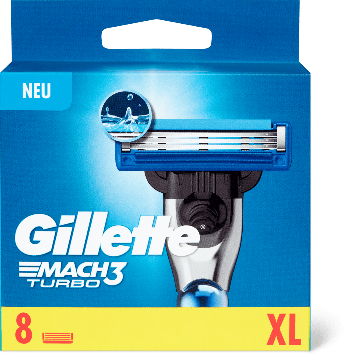 Gillette Mach3 rasoio + lame di ricambio