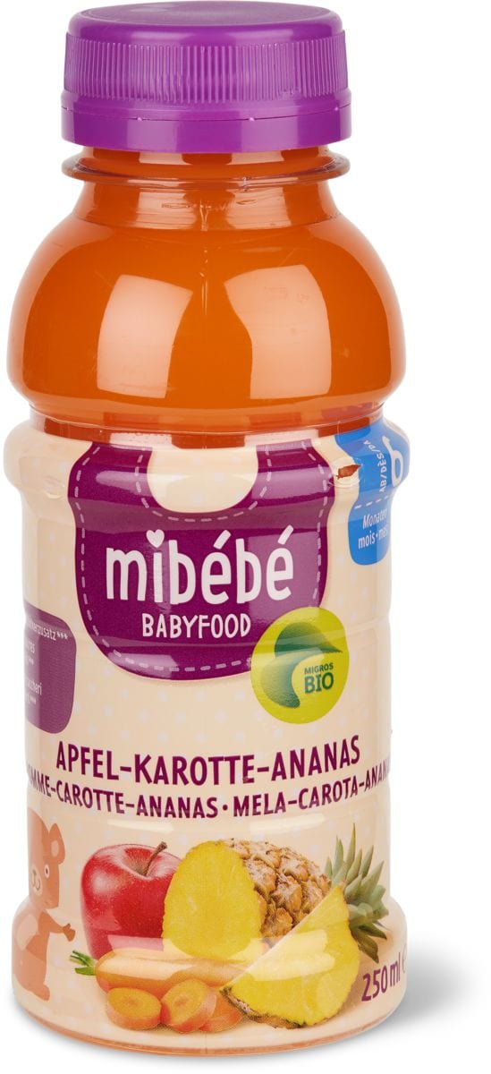 Mibébé Apfel Karotte-Ananas