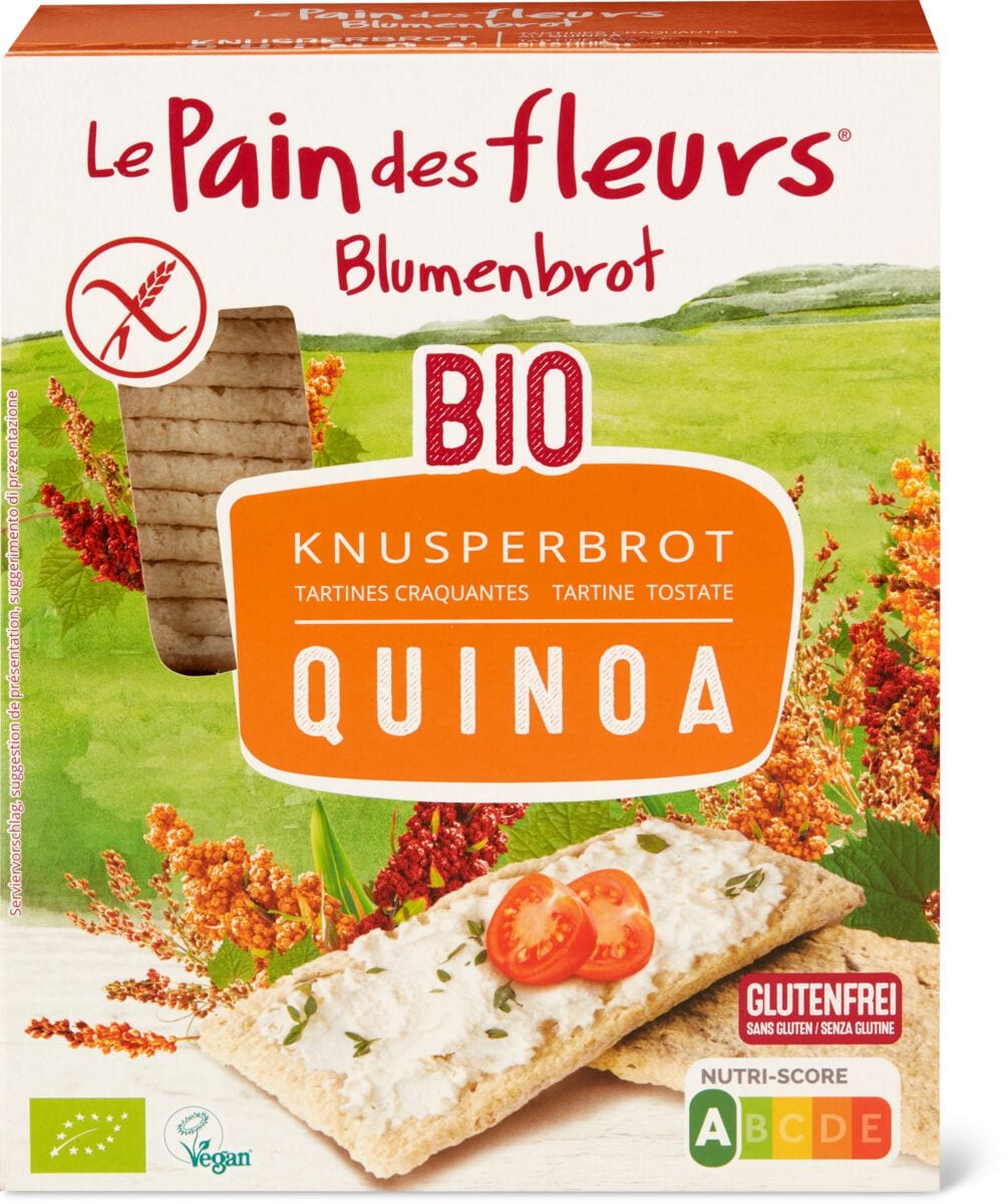 Le pain des fleurs - Tartines au quinoa bio 150 g