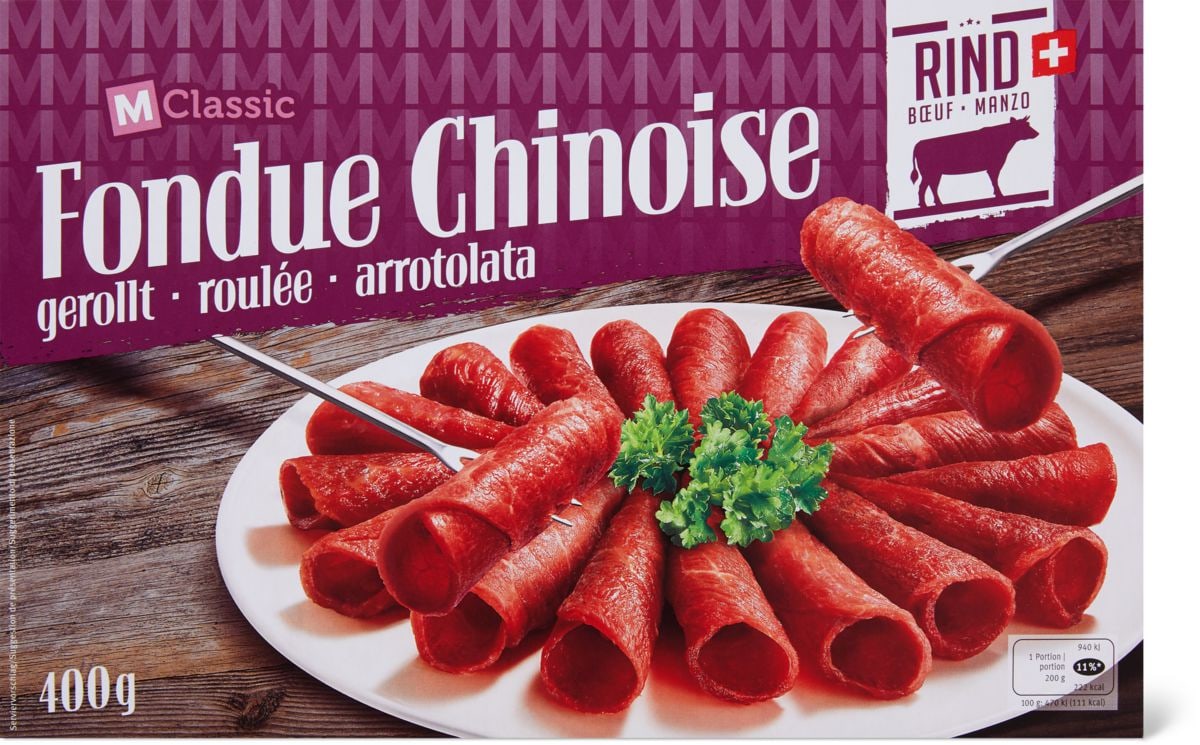MClassic fondue Chinoise manzo Migros