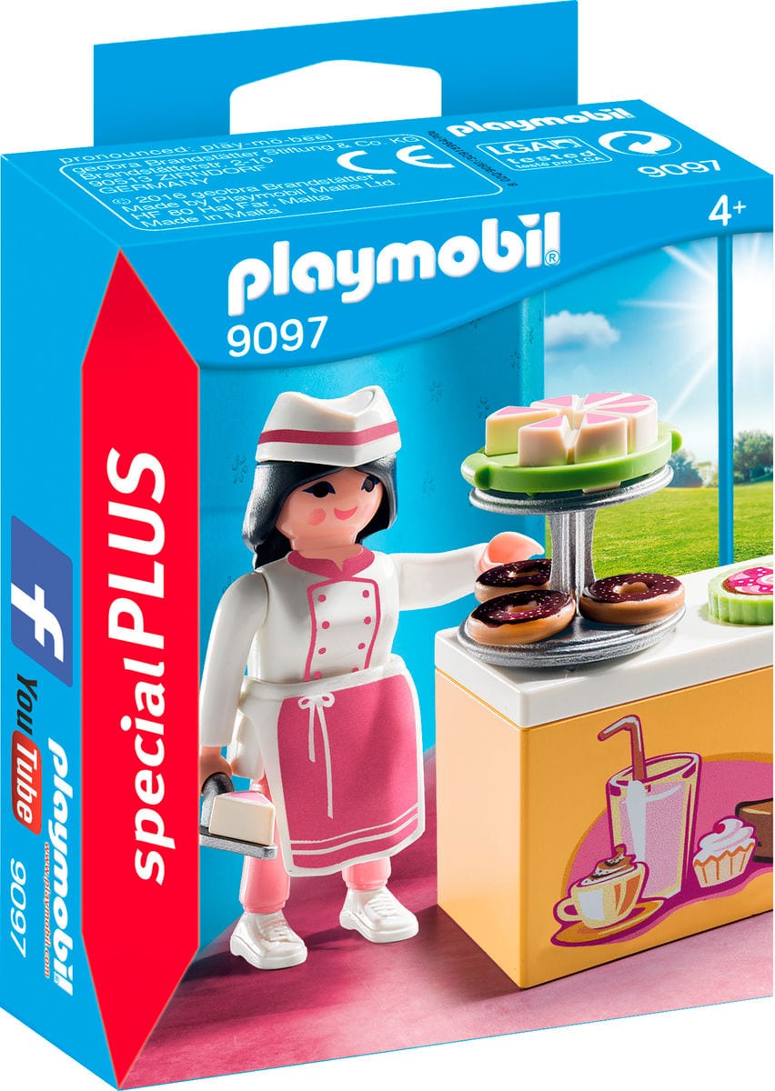 PLAYMOBIL® Special Plus Konditorin mit Kuchentheke 9097