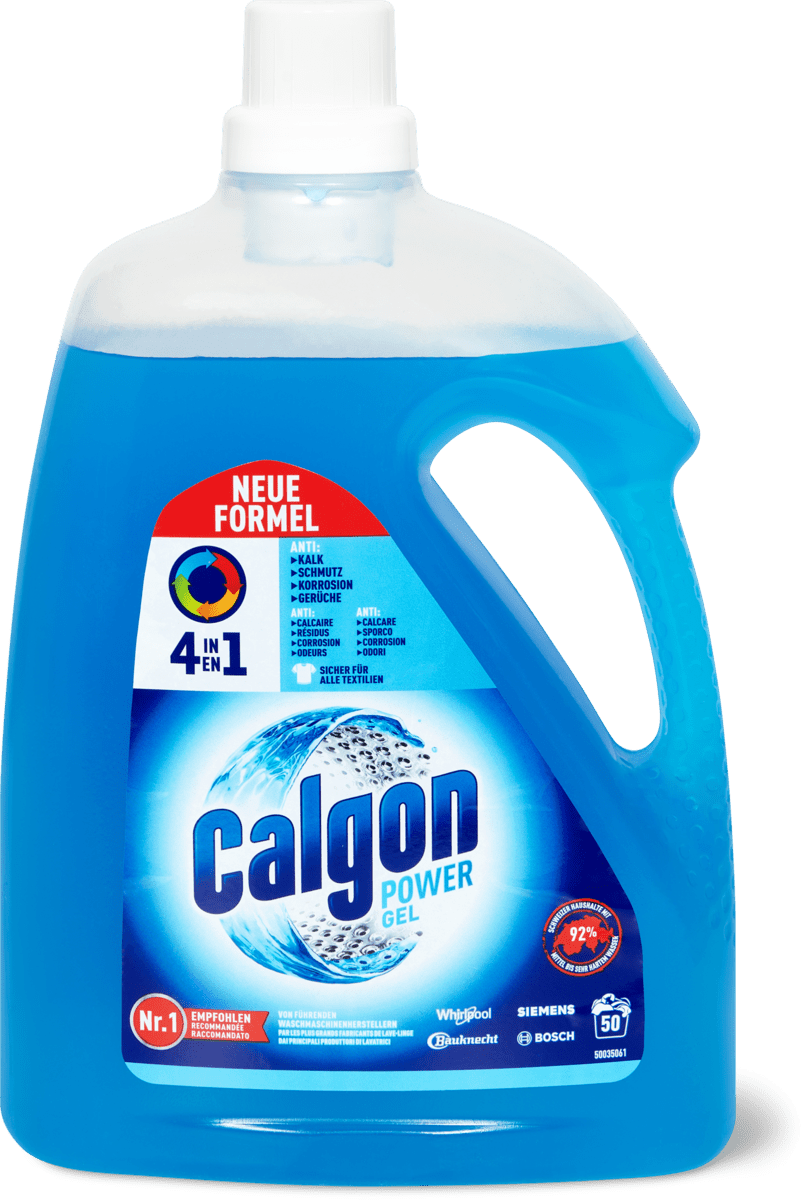 Pourquoi utiliser Calgon plutôt qu'un nettoyant machine ?