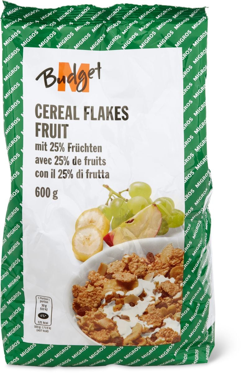 MBudget Cereal Flakes Fruit Migipedia