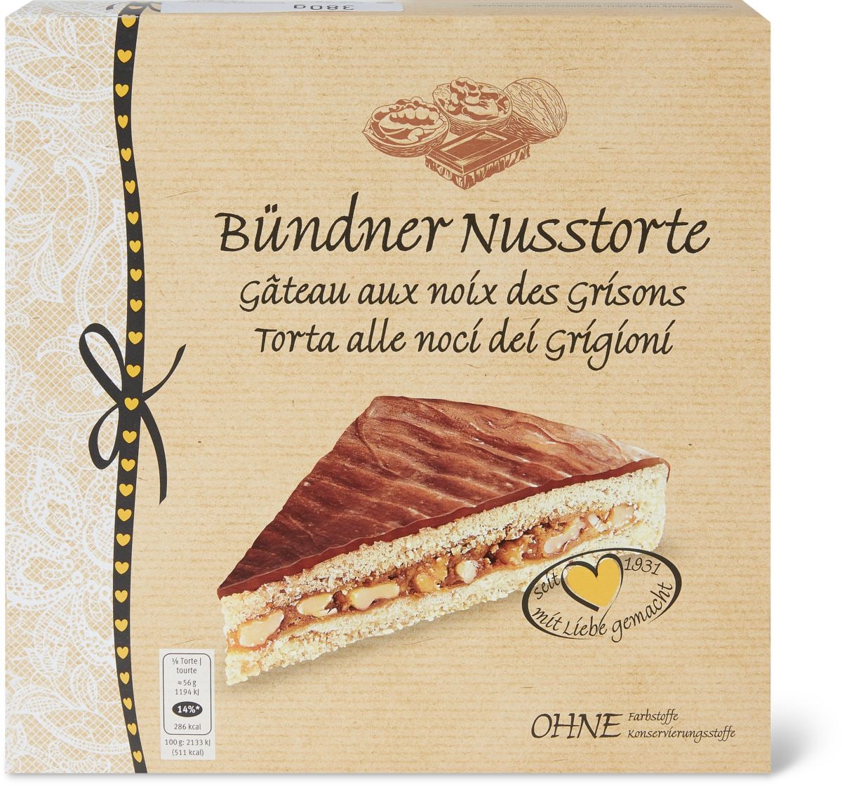 Bündner Nusstorte | Migros Migipedia