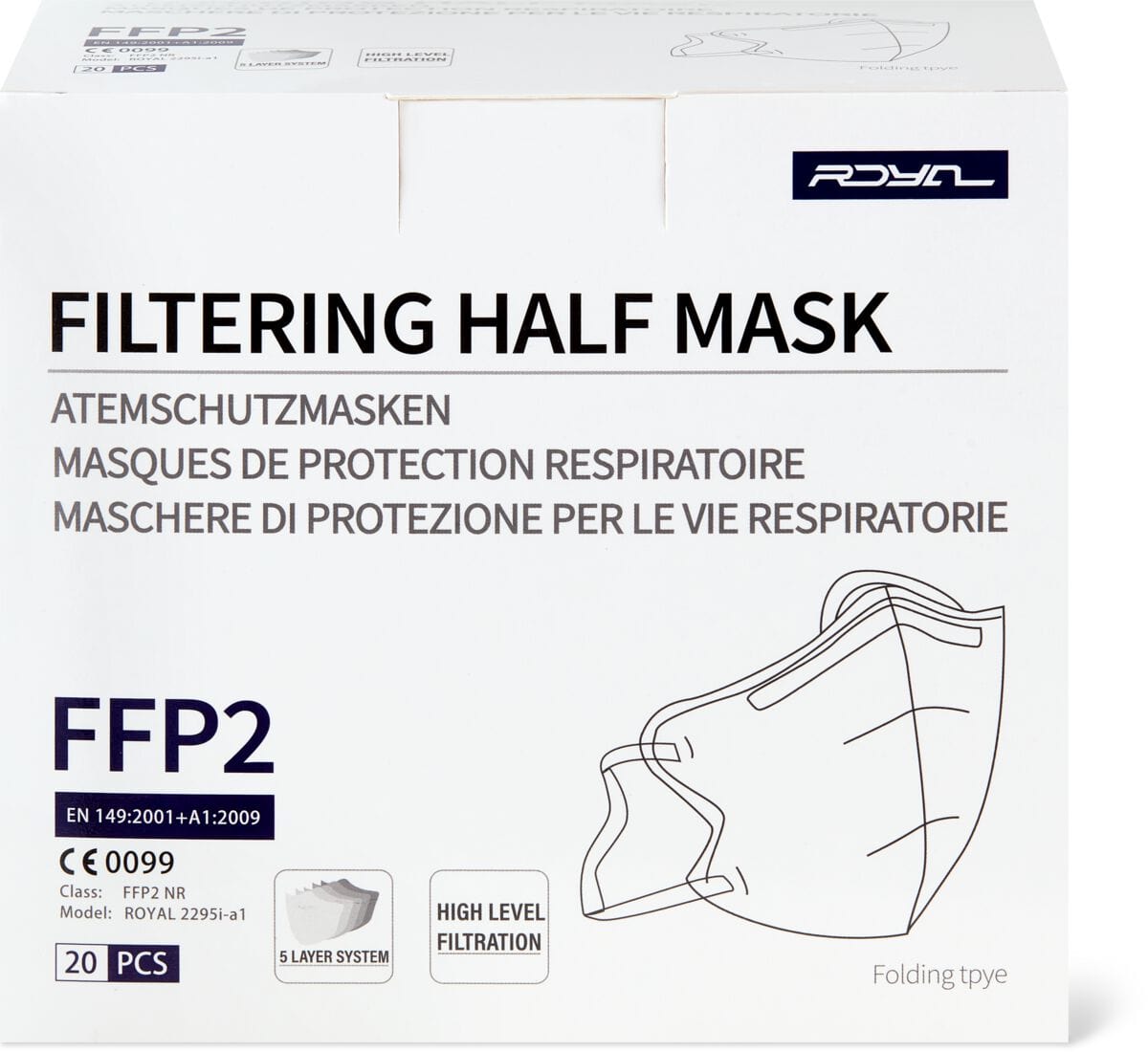 Atemschutzmasken FFP-2 Royal