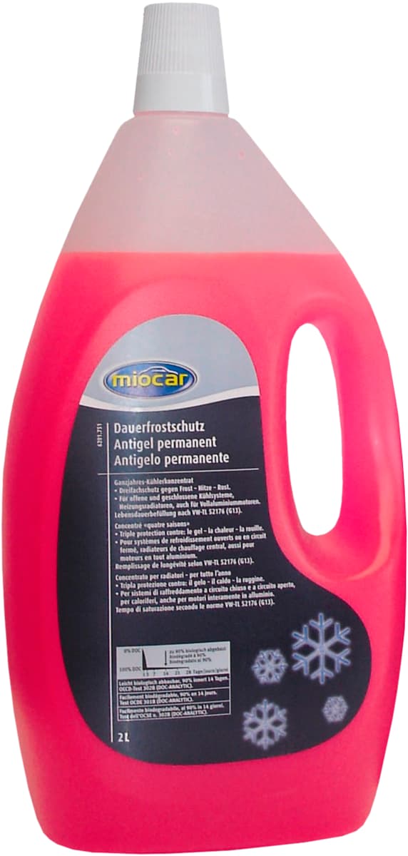 Miocar Antigelo permanente 2 L Liquido per veicoli