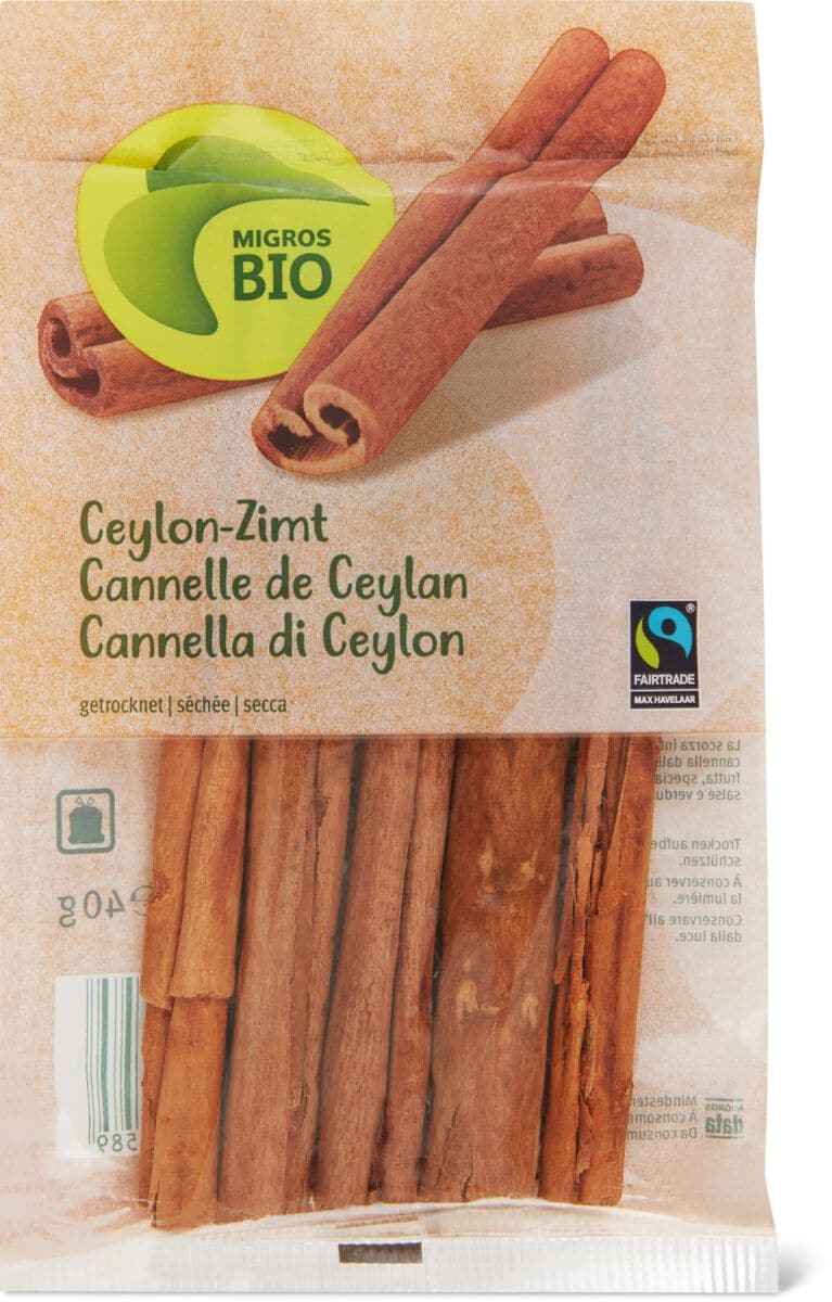 Bio Max Havelaar Batons De Cannelle Migros