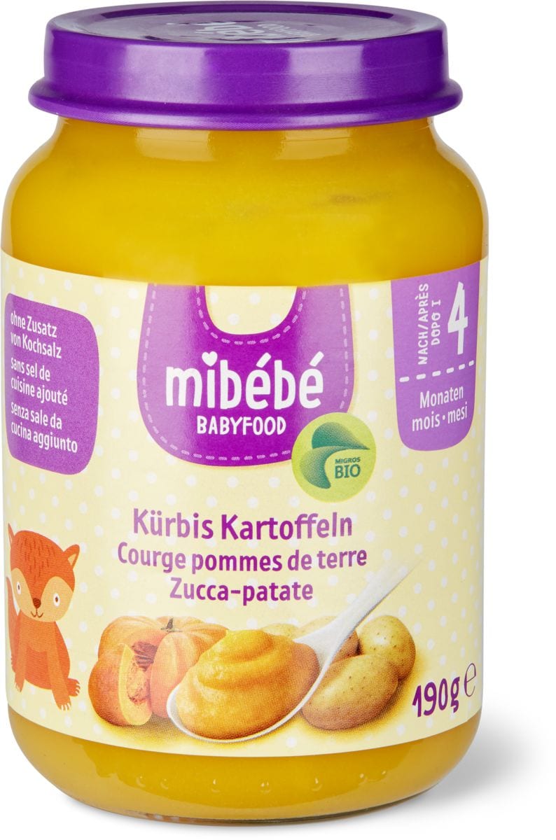 Mibébé Kürbis-Kartoffeln