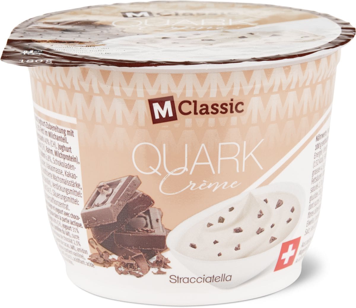m classic quark creme stracciatella migros