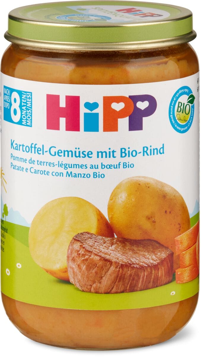 HiPP Kartoffel-Gemüse mit Bio-Rind
