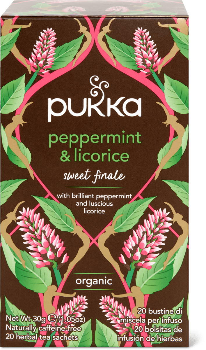 Pukka Infusion Menthe poivrée & Réglisse (Peppermint & Licorice
