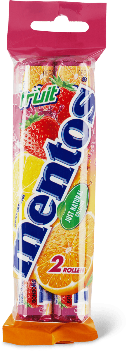 Rouleau de mentos goût fruit