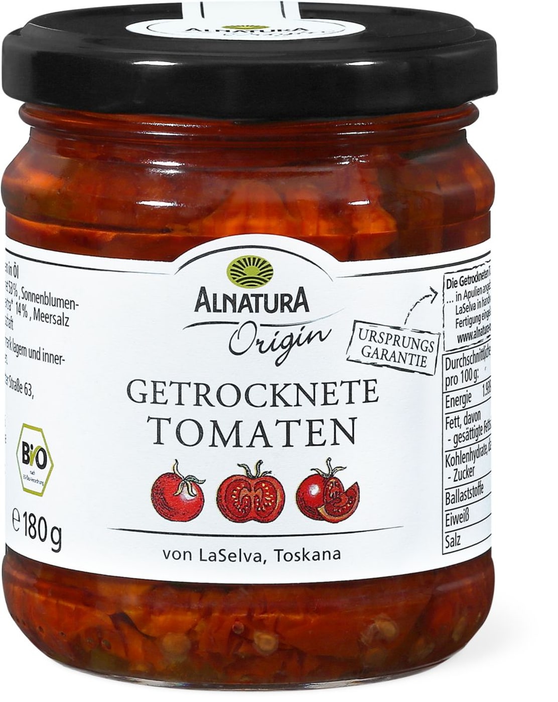 1 Glas Getrocknete Tomaten