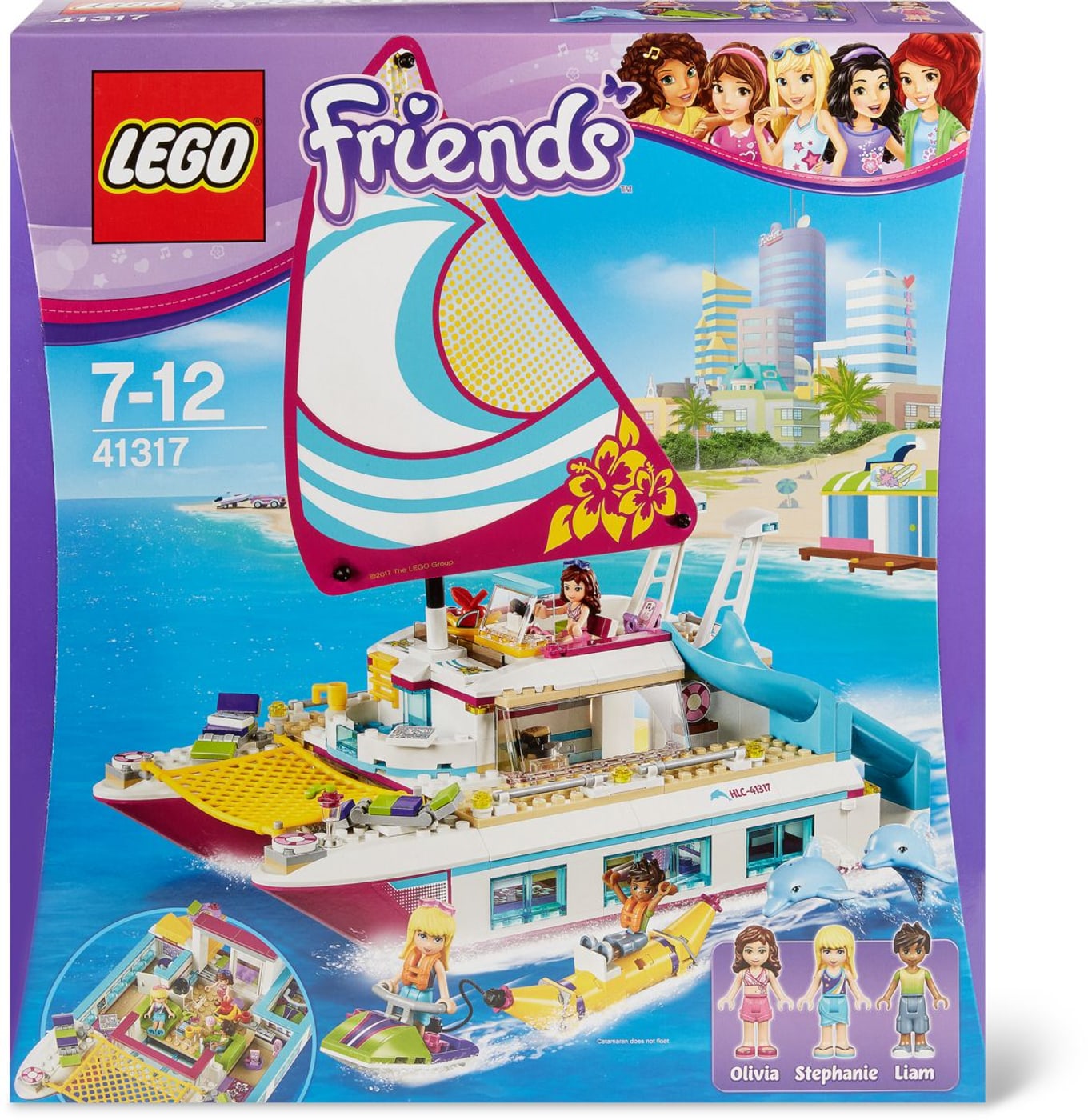 lego catamaran friends