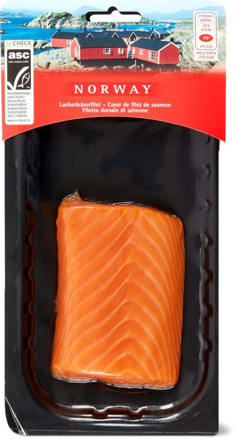 Asc Coeur De Filet Saumon Migros