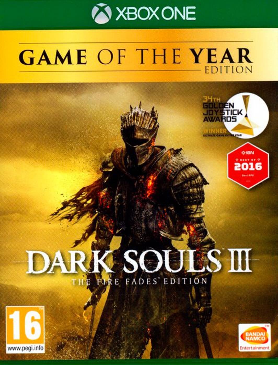 Xbox One Dark Souls 3 The Fire Fades Edition Box