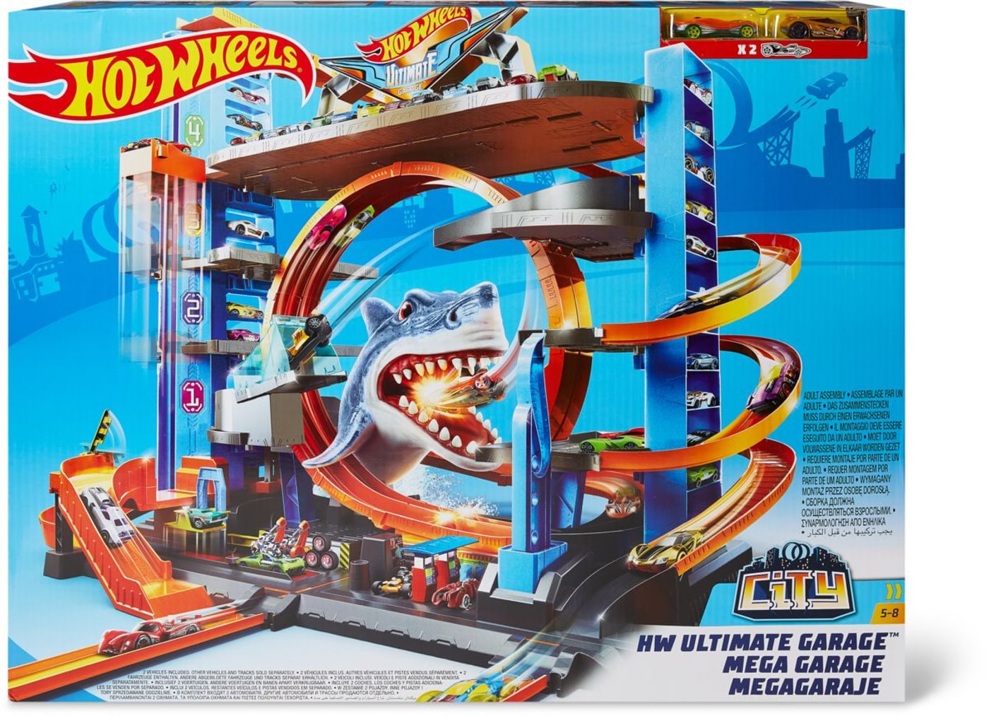 Hot Wheels City Ultimative Garage mit HaiAngriff Migros