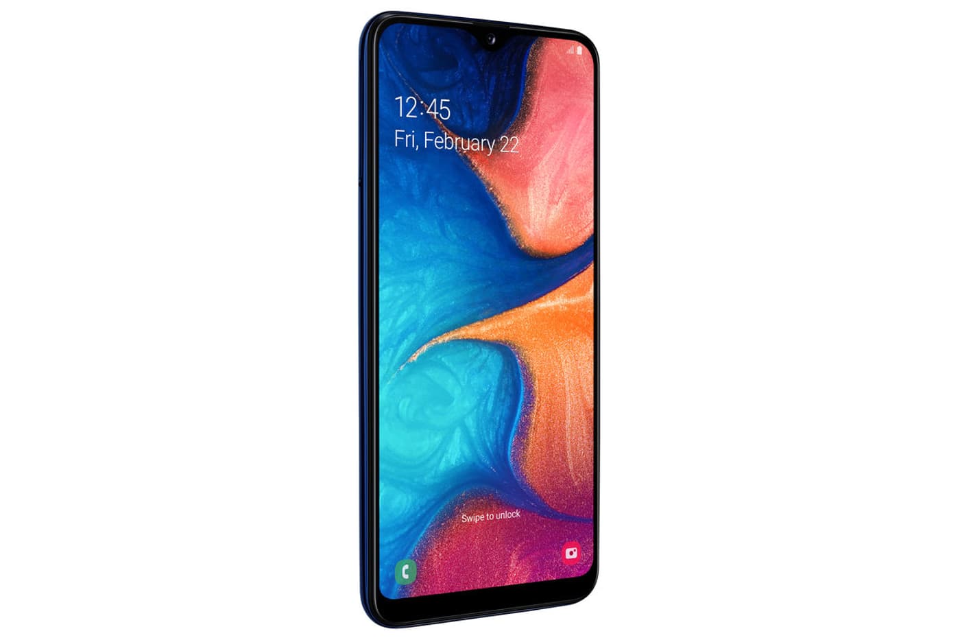 samsung galaxy a20e blue