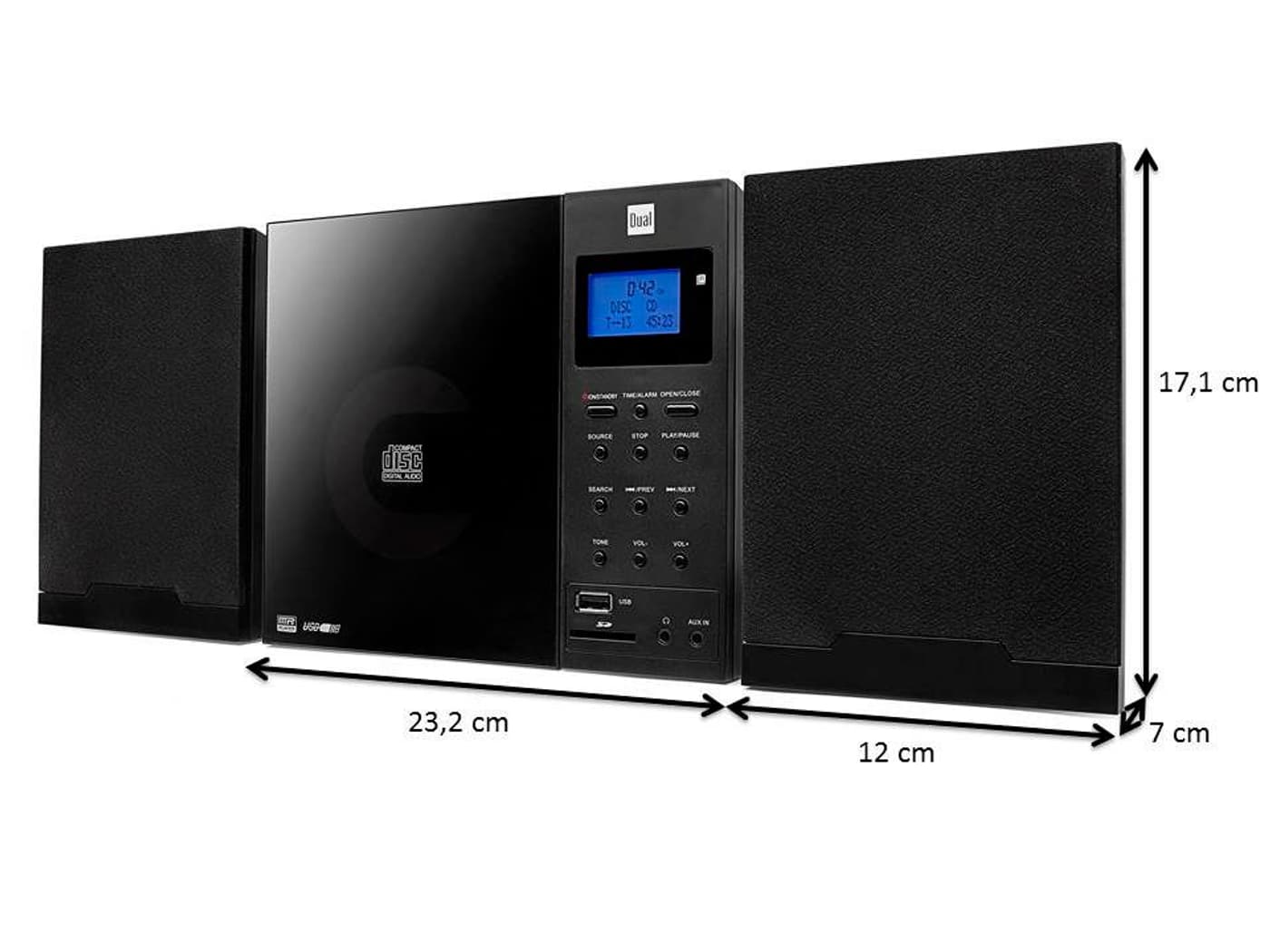 Dual Vertical DAB 102 Micro HiFi System Migros