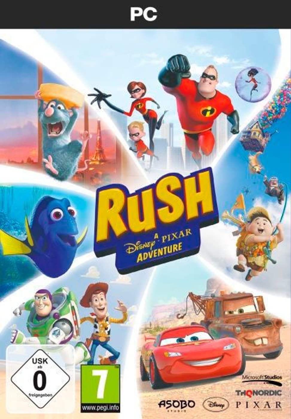 Rush a disney pixar adventure прохождение