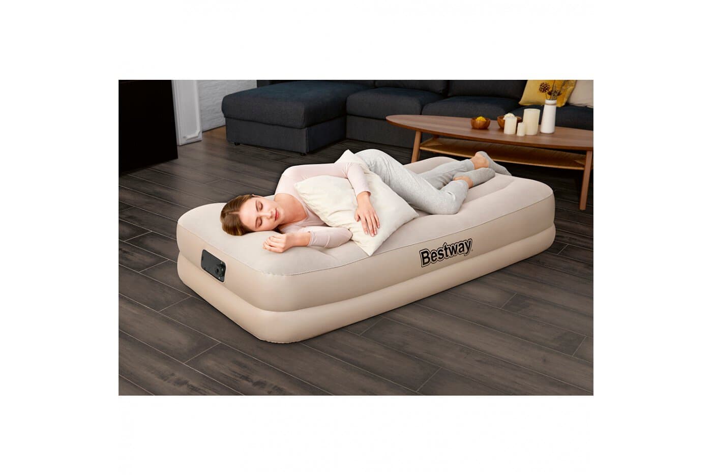 Кровать bestway tritech airbed надувная 203 х 152 х 46 см