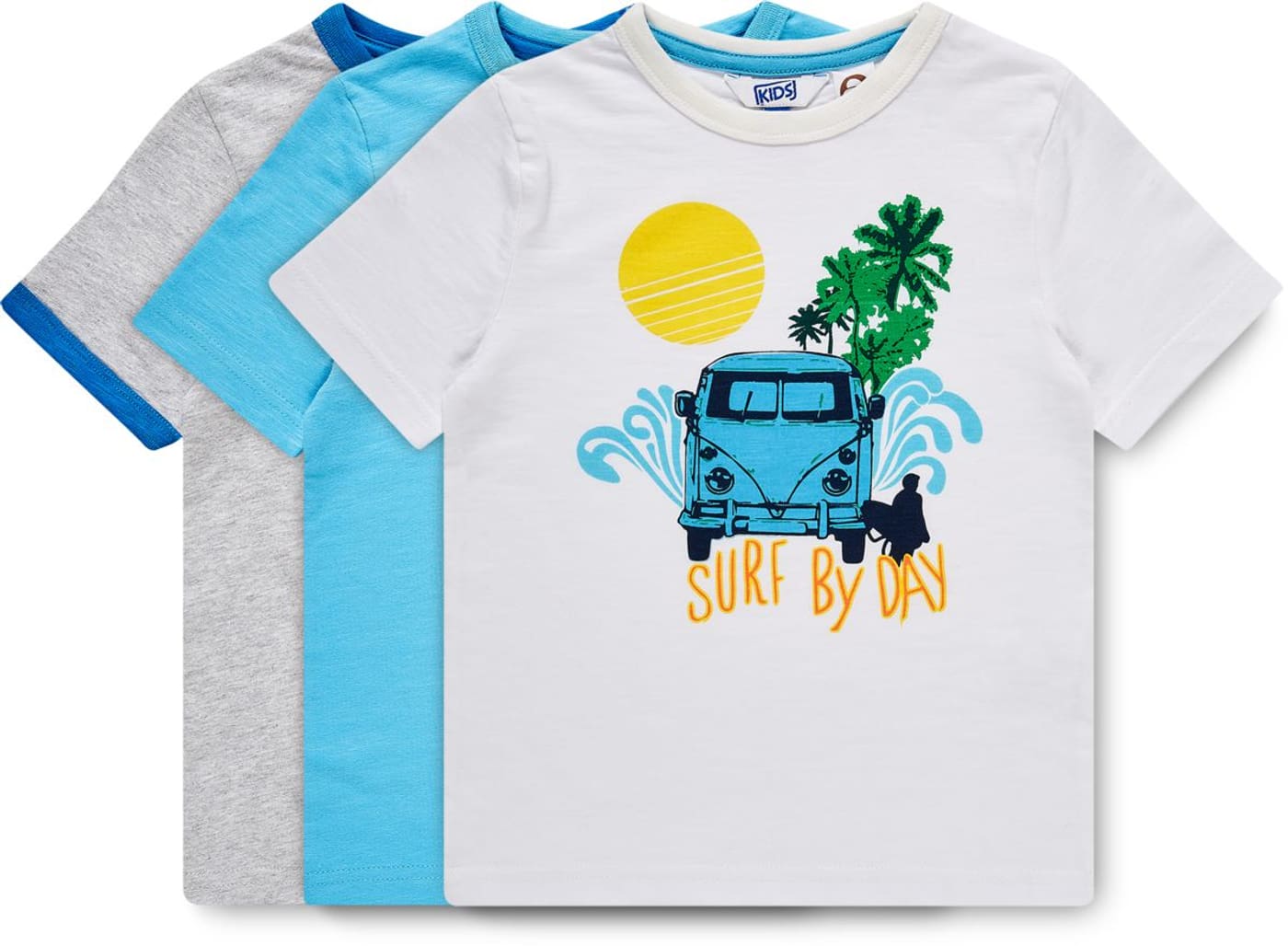 t shirt bambino blu