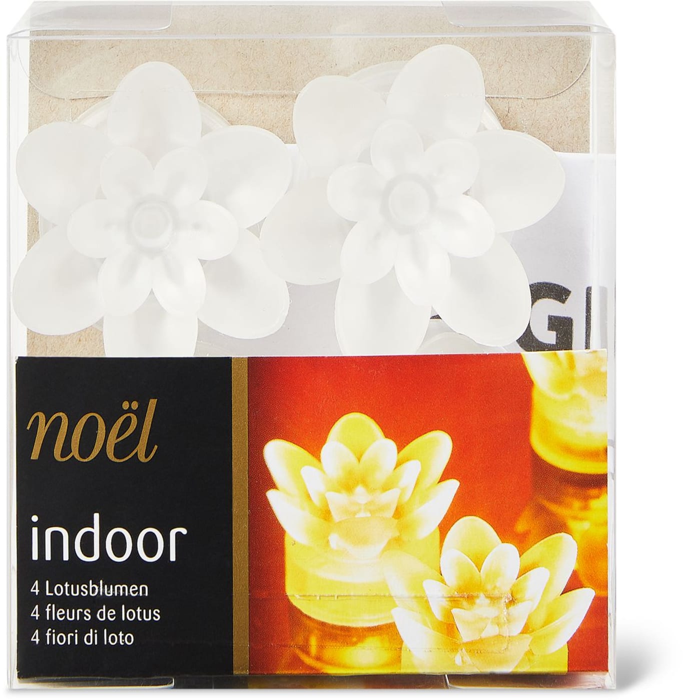Noel By Ambiance Bougies Dintérieur Fleurs De Lotus