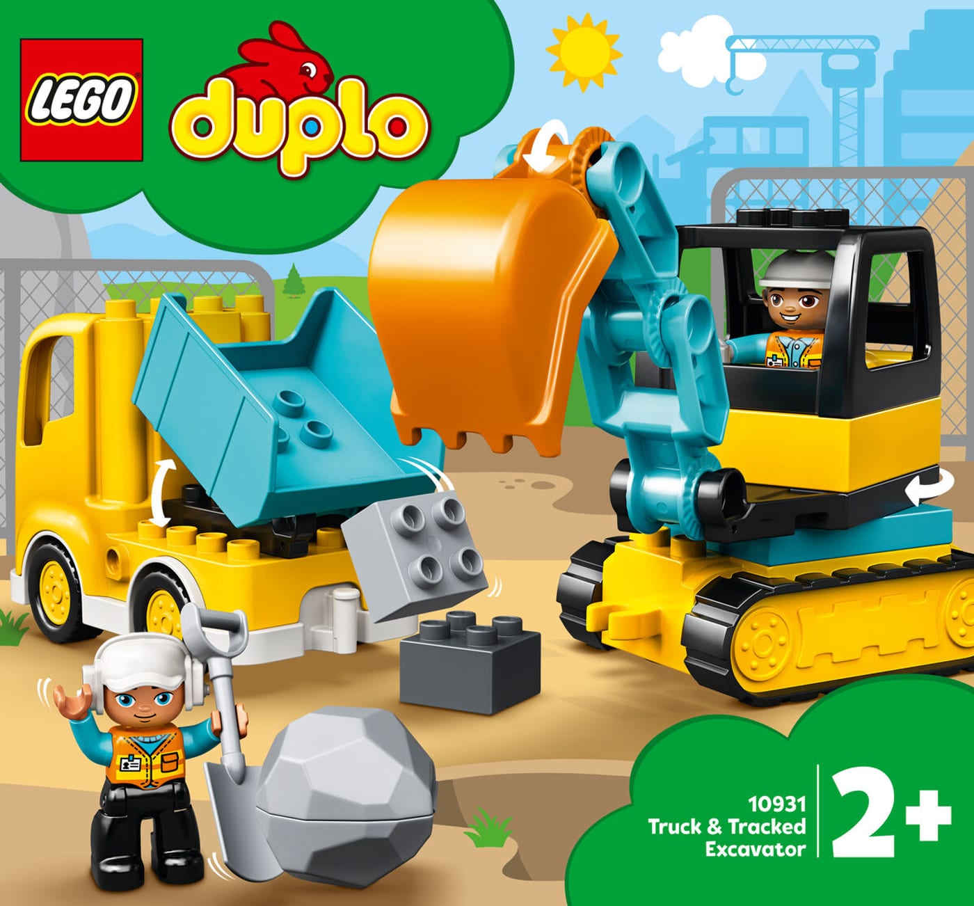 Lego Duplo Le Camion Et La Pelleteuse Migros